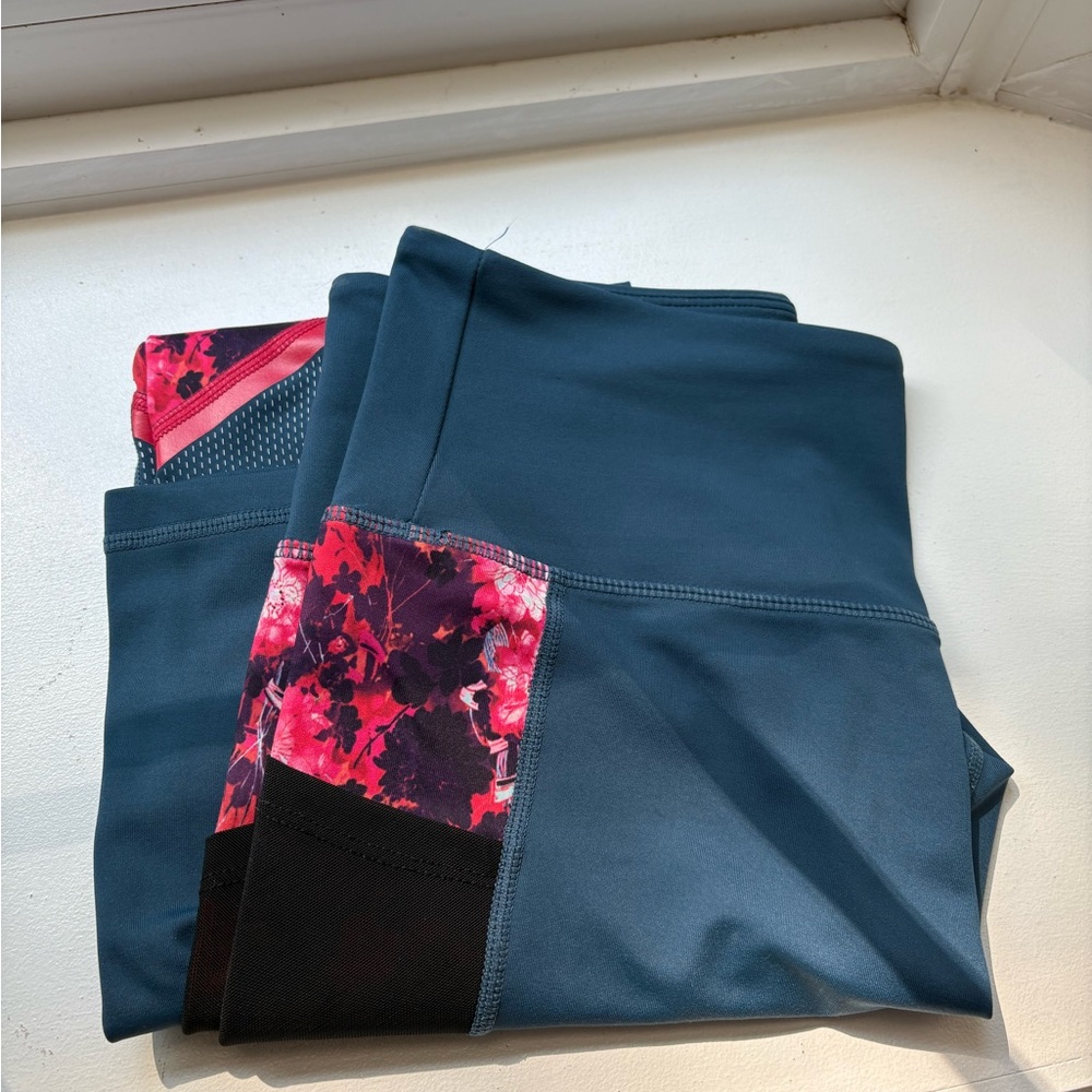 ZYIA Blue and Pink Leggings